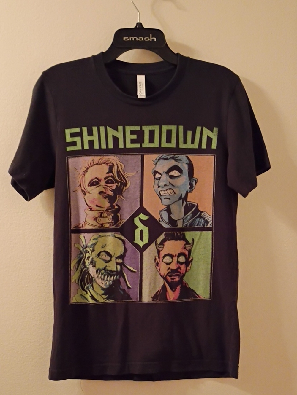 Shinedown My Monsters Are Real Two Sided 2019 Tour Shirt